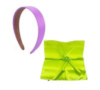 JOERBABU Hairband, 1950s Costumes Accessories Ladies 1950s Accessories Set Includes Scarf and Headband for Girl Women Halloween Dress up