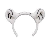 JOERBABU Hairband, Cartoon Plush Headband Animal Ears Hairband Tail Set Hair Hoop Halloween Christmas Props Theme Costume