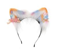 JOERBABU Hairband, Cat Ears Headbands Furry Plush Headbands Hair Accessories for Girls and Womens Holiday Party Headwear