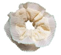 JOERBABU Hairband, Lace Flower Hair Scrunchies Oversized Hair Buns Scrunchy Ponytail Holder Elastic Hairband All Matching Headpiece