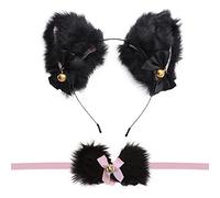 JOERBABU Hairband, Nice for Cat Ears Headband Girl Headwear Anime Plush Neko Ear Headband Headbands Decoration