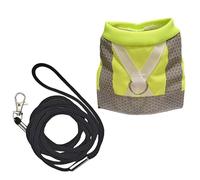 JOERBABU Waterproof Pet Bird Vest with Leash Comfort for Cockatiel Parrots Bird Outfit Flying Suit Reflective Apparel