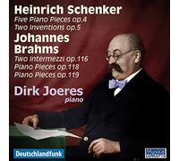 Joeres,Dirk - Heinrich Schenker: Five Piano Pieces, Op. 4/...