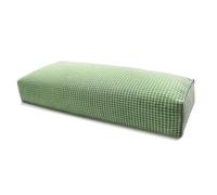 JOERRES Adjustable Organic Buckwheat Pillow for Neck Pain Relief - Natural Cooling Cervical Support Bed Pillow for Side & Back Sleepers with Night Sweats (21x8x4) (xiaoge Green)