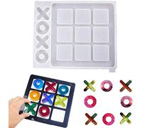 JOERRES Tic Tac Toe Resin Mould Silicone, 25 x 21.3 cm