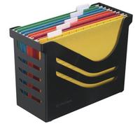 Joes Jalema Atlanta Res Recycled Office Box Complete With 5 File - Black