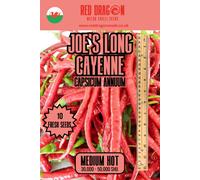 Joe's Long Cayenne Chilli Seeds - 20 Fresh Seeds