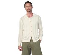 Joe's Men's Summer Crochet Cardigan, Papyrus, Medium