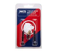 Joe's No Flats Tubeless Anodized Black Presta Valves (Pair) 36Mm 36Mm