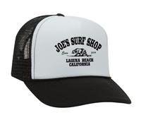 JOES SURF SHOP Foam Snapback Trucker Hat Collection, White / California Logo, one-size