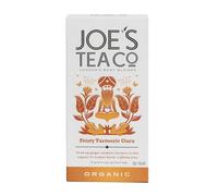 Joe's Tea Feisty Turmeric Guru Organic Pyramid Tea Bags, 15-Count