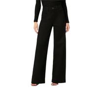Joe's Women's The Mia Petite High Rise Wide Leg Jean, Black, 27