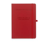 Joester Wellbeing A5Journal-5 Inspirational Quotes-12 Colours (Radiant Red - Quote One)