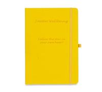 Joester Wellbeing A5Journal-5 Inspirational Quotes-12 Colours (Yummy Yellow - Quote One)