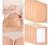 Joez Wonderful 10 Pack Castor Oil Disposable Patches, Highly Absorbent, Self Adhesive Castor Oil Patches, Non-Woven Fabric Covers Beige