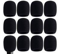 Joez Wonderful 12 Pcs Microphone Cover, Microphone Windscreens Foam, High Density Thickened Mic Covers for Most Standard Handheld Microphone