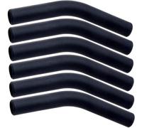 Joez Wonderful 6 Pcs Silicone Straw Tips, Food Grade Reusable Rubber Tips for Metal Straws 5/16 IN Wide(8MM Outdiameter), Hydraflow Replacement Straw Tip Covers for Stainless Steel Straws - Black
