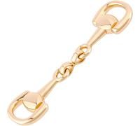 Joez Wonderful Horsebit Silk Scarf Buckle, Metal Horsebit Clasp, Simple Scarf Ring for Women (Gold, 60mm)