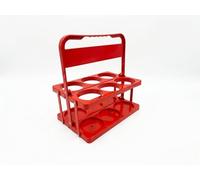 JoEzzy Foldable 6-Cup Drink Carrier with Comfort Handle - Heavy Duty Portable Beverage Caddy for Food Delivery Drivers - Adjustable Cup Holder for Coffee, Soda & Large Drinks