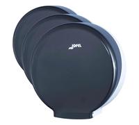 Jofel AE52400 Azur Toilet Roll Holder Medium, 300 m, grey. (Pack of 3)