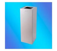 Jofel al709301 Waste Paper Basket Square, Stainless Steel
