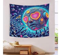 JOFHYYSIE Cyberpunk3D Printing Tapestry Wall Hanging Wall Hanging Throw Blanket Bedding Wall Decoration for Home Living Room Bedroom Party Dorm Decor Interior Decoration 180cmx230cm
