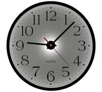 JoFomp Night Light Wall Clocks Battery Operated, 12 Inch Silent LED Light Up Wall Clocks for Living Room Decor, Modern Wall Clock for Bedroom Night Glow, Illuminated Clock with Auto-Dimming/USB Cable