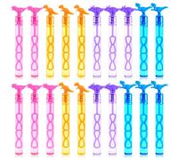 JOFONY Dinosaur Bubble Tubes With Wand - Kids Spring Summer Party Toy, Mini Bubble Wands for Party Bag Fillers