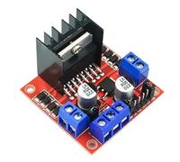 JOFUUM L298N Module Dual H-Bridge Stepper Motor Driver Board Module 2A/25W, Suitable for Robots and Smart Cars