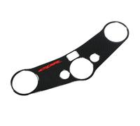 JOFWXAQE Waterproof sticker For CBR600RR Cbr600rr 07-11 Motorcycle Steering Wheel Upper Board Sticker Carbon Fiber Decal