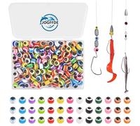 JOGFFDE Fishing Beads Assorted Mixed Color Fishing Line Beads Hard Floating Rig Bead Round Plastic Fishing Bait Eggs for Texas Carolina Rigs 5mm 6mm 8mm 10mm