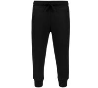 Jogger for Boys & Girls - Kids Jogging Bottom with 2 Side Pockets, Drawstring & Cuffed Ankle - Comfortable & Breathable Fleece Unisex School Trouser & Sweatpant, Tracksuit Bottom - Black (7-8 Years)