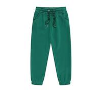 Jogger Pants for Boys Girls, Adjustable Drawstrin Breathable School PE Trousers, Summer Casual Loose Athletic Running Sweatpants with Pockets (Green, 10-11 Years)