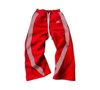 Joggers for Men UK Wide Leg Work Tracksuit Bottoms Black Jogging Mens Cargo Jogger Baggy Sweatpants Gym Trousers Open Hem Sweat Pants Leisure Winter Track Cotton Loose Fit Men's Wear Suit