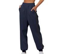 Joggers for Women Baggy Sweatpants Winters Joggers Pockets Pants Casual Elasticated Women Sports Yoga Trousers Tracksuit Bottoms Loose Sweatpant with Elastic Waist Running Workout Navy