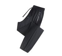 Joggers for Women Mens UK Joggers Plus Size Tracksuit Bottoms with Zip Pockets Ice Silk Gym Clothes Training Pants Baggy Sweatpants Gym Running Lounge Pants Sports Trousers Black