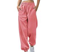 Joggers for Women Stretch Lightweight Tracksuit Bottoms Tapered Leg Drawstring Ladies Jogging Trousers Baggy High Waist Sweapants for Casual Hip Hop, Gym and Jogging