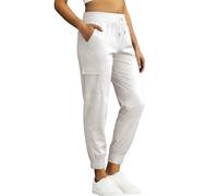 Joggers for Women UPF50+ Cargo Joggers Quick Dry Sun Protection Pants Elastic Waist Drawstring Tapered Leg Trousers with Pockets Casual Athletic Bottoms Women's Hiking Pants Camping Workout Daily