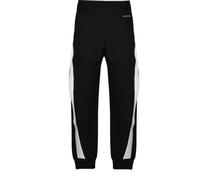 Joggers in scuba with satin couture detail L