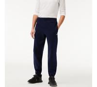 Lacoste Mens Regular Fit Brushed Fleece Joggers - Colour: 166 Navy Blue - Size: 3/S