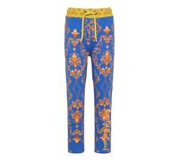 Joggers with Baroque Print - female - Carlo Colucci - Sweatpants - Blue - L - Trousers L