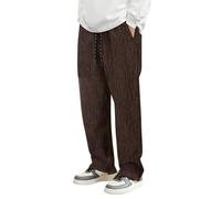 Jogging Bottoms Men Loose Fit Sweatpants Mens Baggy Gym Trousers Men Baggy Chef Trousers Mens Chinos Loose Hiking Work Cargo Trouser Work Cargo Pants Bottoms Regular Trouser Coffee