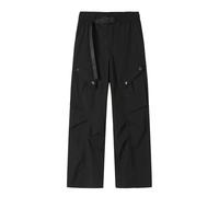 Jogging Bottoms Men's Cotton 100 Organic Men's Trousers for Spring and Large Size, Thin, Windproof and Rainproof, Three-Layer, Composite Material, Comfortable, Skin-Friendly Outdoor Trousers Men's