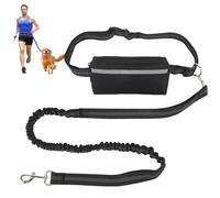 Jogging Lead Dogs, Reflective Belly Strap, Dog Lead with Handles, Hands-Free Jogging Lead Dogs with Belly Strap, Elastic Dog Lead for Hanging Around the Neck for Medium and Large Dogs