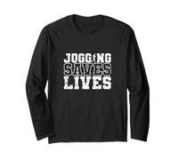 Jogging Saves Lives Long Sleeve T-Shirt