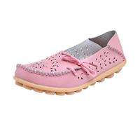 Jogging Shoes Women's Breathable Walking Shoes Running Shoes Lightweight Mesh Fabric Trainers Non-Slip Jogging Shoes Lightweight Slip On Lightweight Fitness Shoes, pink, 9 UK
