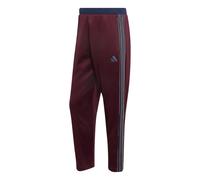 adidas Men's Stadium Regular Fit Pique Full Length Open Hem Trackpants Pants, Maroon, S