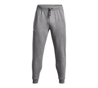 Under Armour Men's UA Rival Fleece Joggers Pants, Castlerock Light Heather/White, L