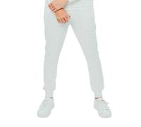 Jogging trousers with logo on the left leg Chabrand Blanc XS