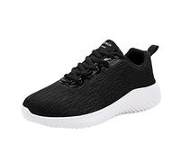 Joggingschuhe Herren Turnschuhe Berufsschuhe Sportschuhe Fashion Vielseitig Freizeitschuh Schuhe Joggingschuhe Mit Weich Dicke Sohle Atmungsaktiv Outdoor SchnüRer Walkingschuhe Lange Reise, Weiß, 6 UK